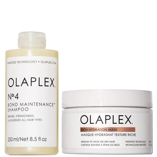 Olaplex No.4 Bond Maintenance Shampoo & Rich Hydration Mask Bundle