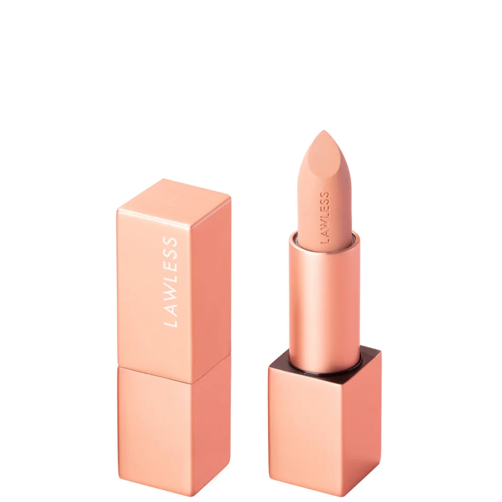 LAWLESS BEAUTY Forget the Filler Lip-Plumping Line-Smoothing Satin Cream Lipstick - 3.7g (various shades)