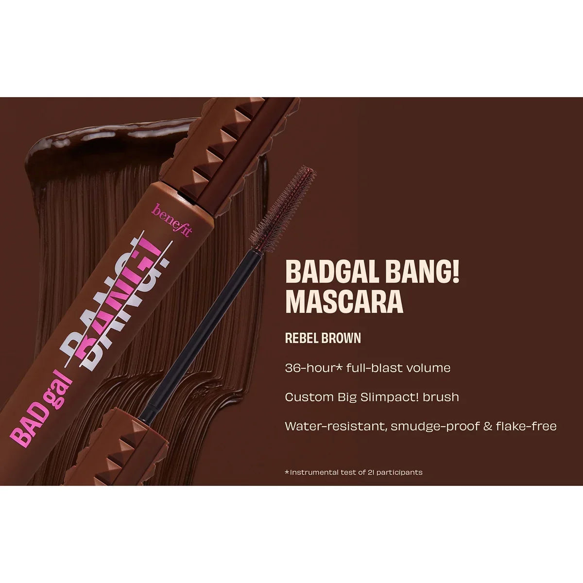 BADgal BANG! Volumising Mascara Rebel Brown 8.5g