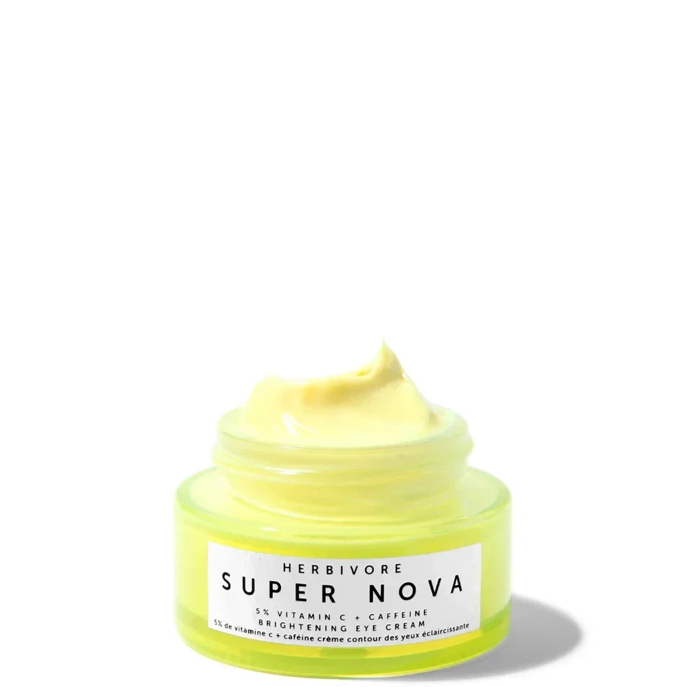 Herbivore Botanicals Super Nova 5% THD Vitamin C + Caffeine Brightening Eye Cream 15ml