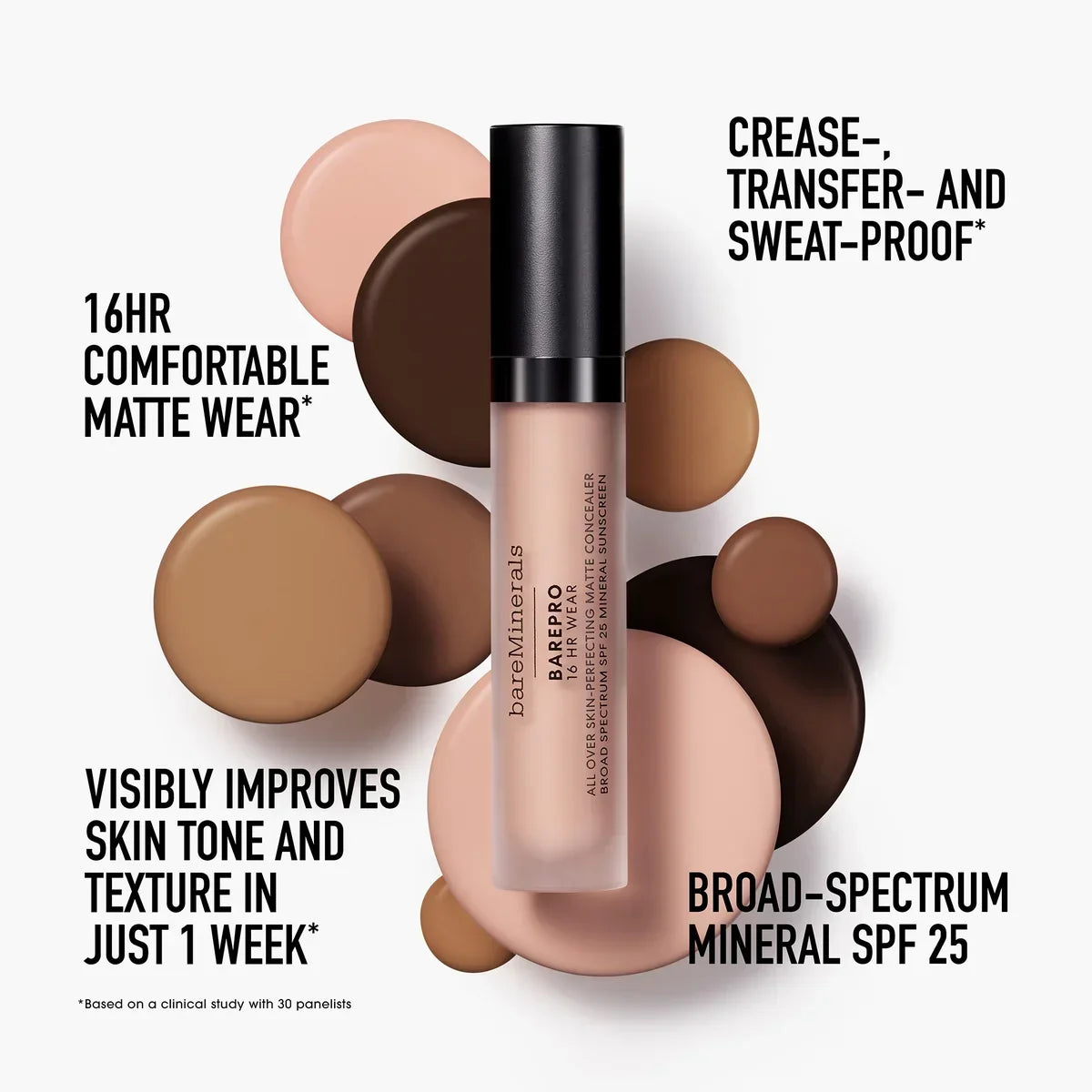 Barepro All-Over Skin-Perfecting Matte Concealer Mineral SPF 25 7.5ml