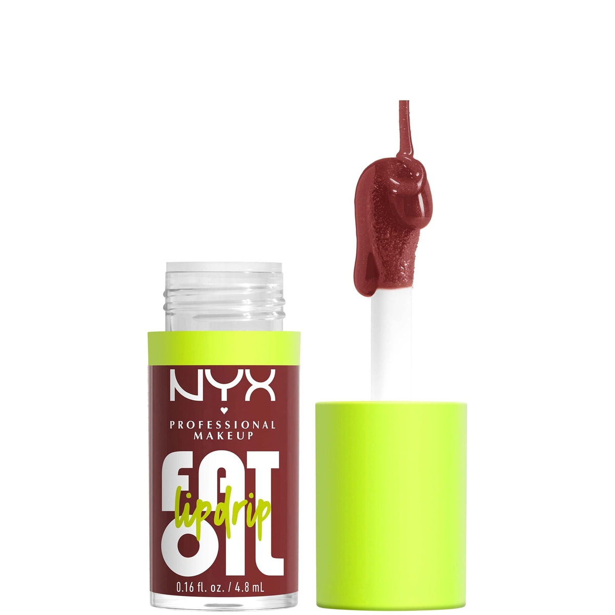 NYX Professional Makeup Fat Oil Lip Drip 12H Hydration Non-Sticky Finish Lip Gloss 4.8ml (Various Shades)