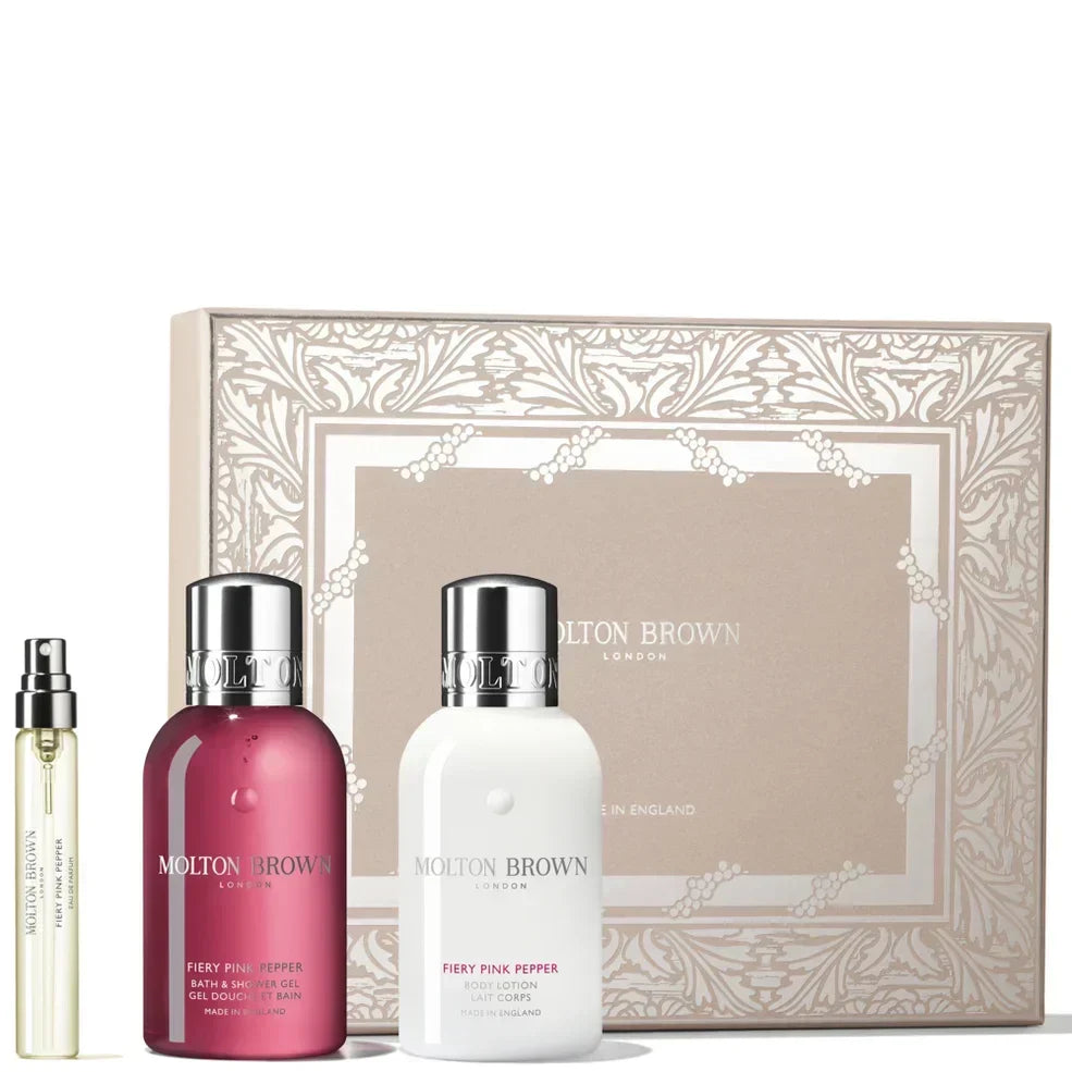Molton Brown Fiery Pink Pepper Travel Gift Set (Worth £44)
