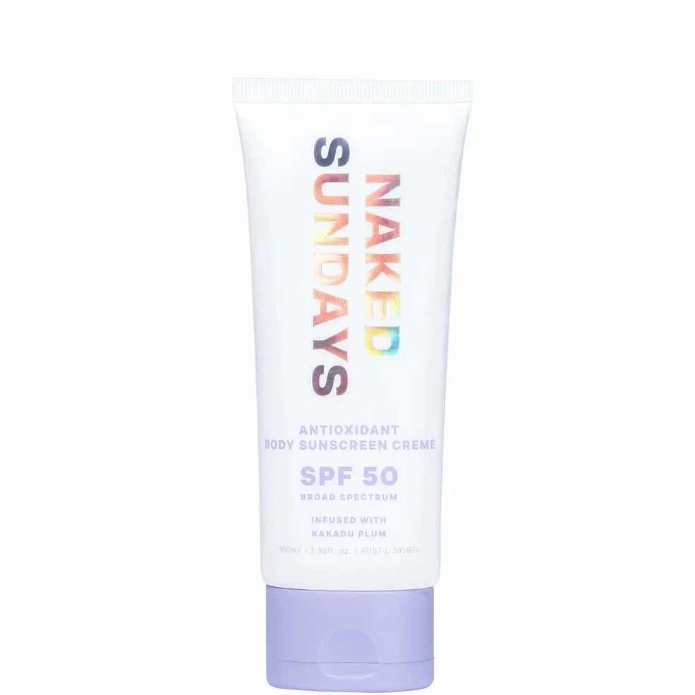 Naked Sundays SPF50 Antioxidant Body Sunscreen Creme 100ml