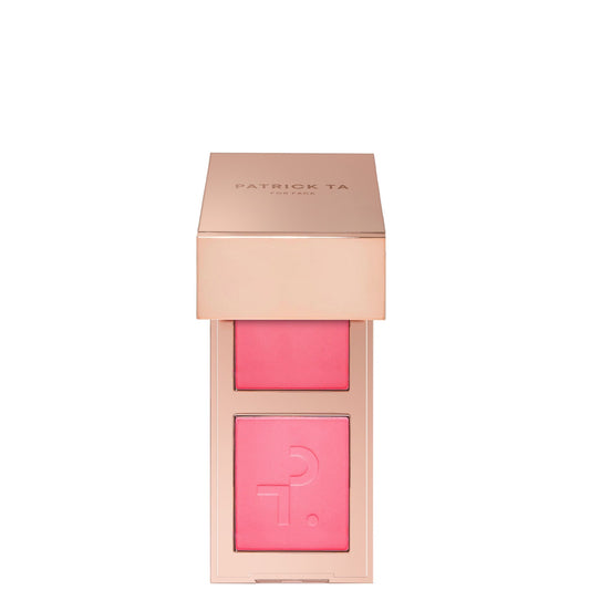 Patrick Ta Mini Major Headlines Double-Take Crème & Powder Blush Duo- She's That Girl