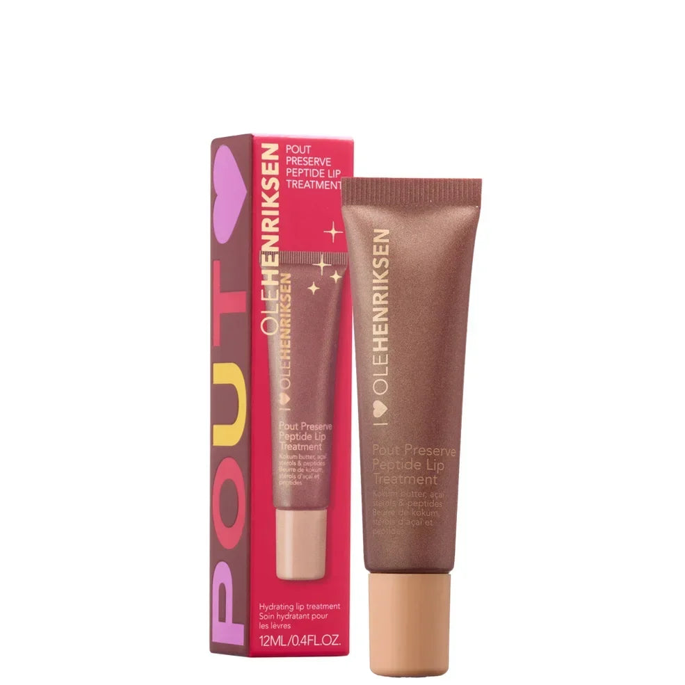 Ole Henriksen Cocoa Crème Glimmer Pout Preserve Peptide Lip Treatment 12ml