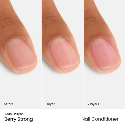 Playinn Berry Strong Nail Conditioner by Inglot