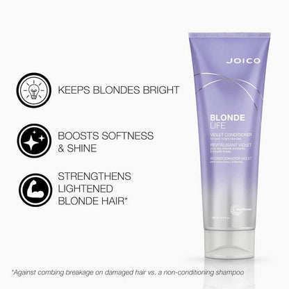 Blonde Life Violet Conditioner For Cool Toned Blonde Hair by Joico
