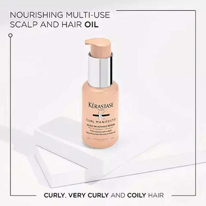 Curl Manifesto Huile Sublime Repair Nourishing Multi-Use Hair & Scalp Oil by Kérastase