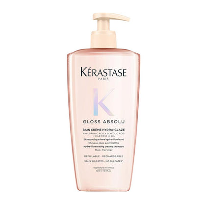Gloss Absolu Bain Créme Hydra-Glaze Shampoo For Thick Frizzy Hair by Kérastase