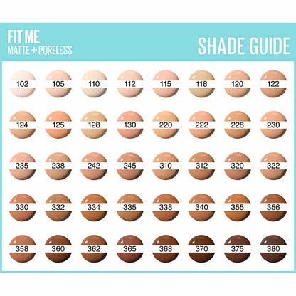 Fit Me Matte & Poreless Full Coverage Foundation by Maybelline