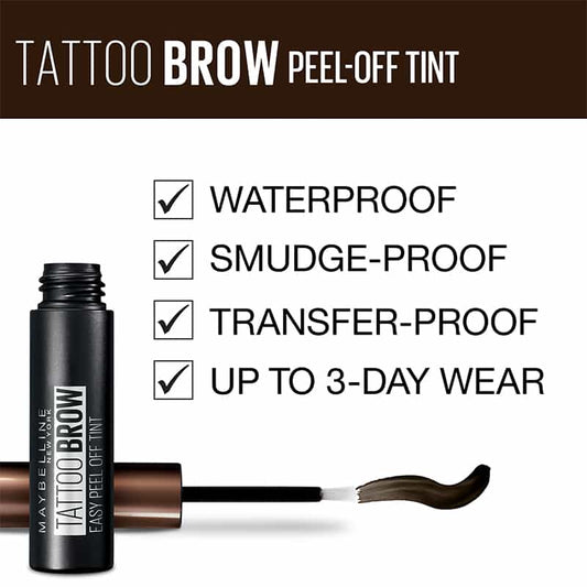 Tattoo Brow Longlasting Peel Off Gel Tint by Maybelline