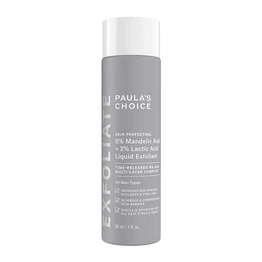 Skin Perfecting 6% Mandelic Acid + 2% Lactic Acid Liquid Exfoliant