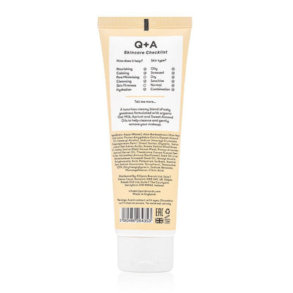 Q+A Oat Milk Cream Cleanser 150ml