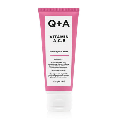 Q+A Vitamin A.C.E Warming Gel Mask 50ml