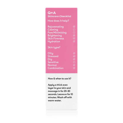 Q+A Vitamin A.C.E Warming Gel Mask 50ml