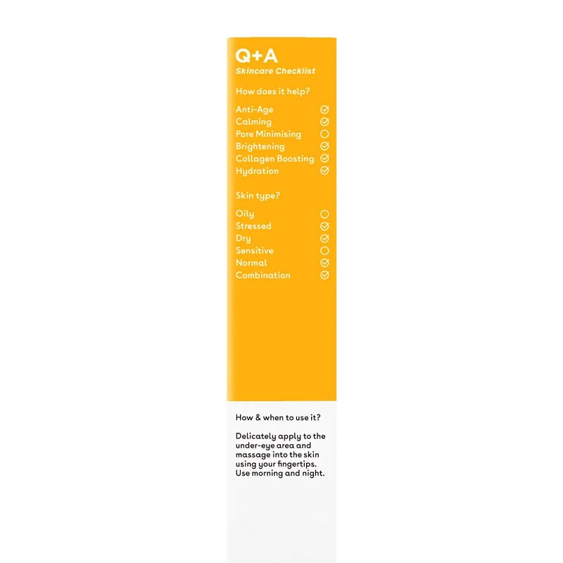 Q+A Vitamin C Eye Cream 15ml