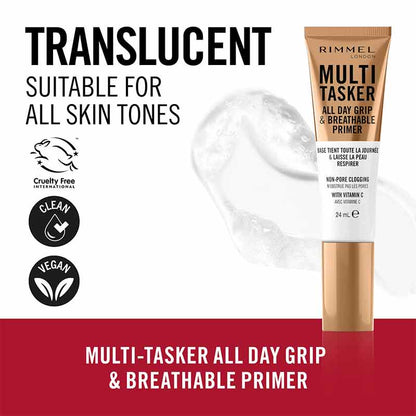 Multi Tasker All Day Grip & Breathable Primer by Rimmel London