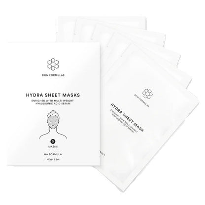 Hydra Sheet Masks Hyaluronic Acid 5 Pack