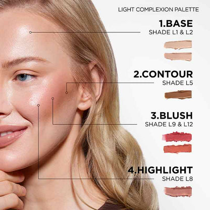 Complete Canvas Complexion Palette by SOSU Cosmetics