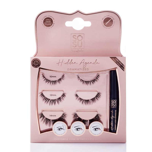 Hidden Agenda Dramatized Lashes by SOSU Cosmetics