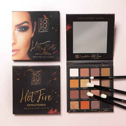 Hot Fire Remastered Eyeshadow Palette by SOSU Cosmetics