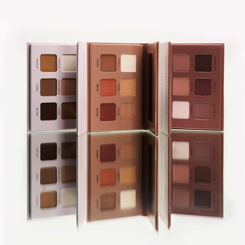 Matte Eyeshadow Palette Warm by SOSU Cosmetics