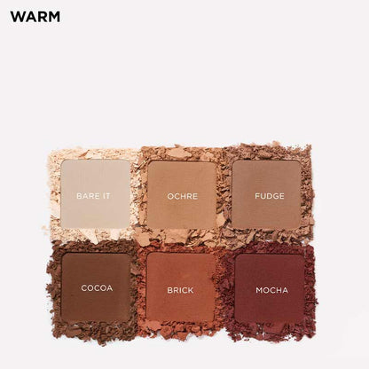 Matte Eyeshadow Palette Warm by SOSU Cosmetics