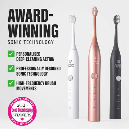 Graphite Grey Sonic Toothbrush by Spotlight Oral Care