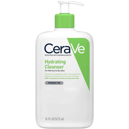 CeraVe Hydrating Cleanser with Hyaluronic Acid for Normal to Dry Skin 473ml