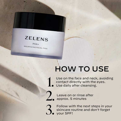 PHA+ Resurfacing Facial Pads